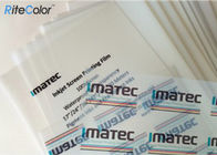 Filme de impressão transparente da tela do Inkjet para a impressão de tinta ISO9001 da tintura do pigmento